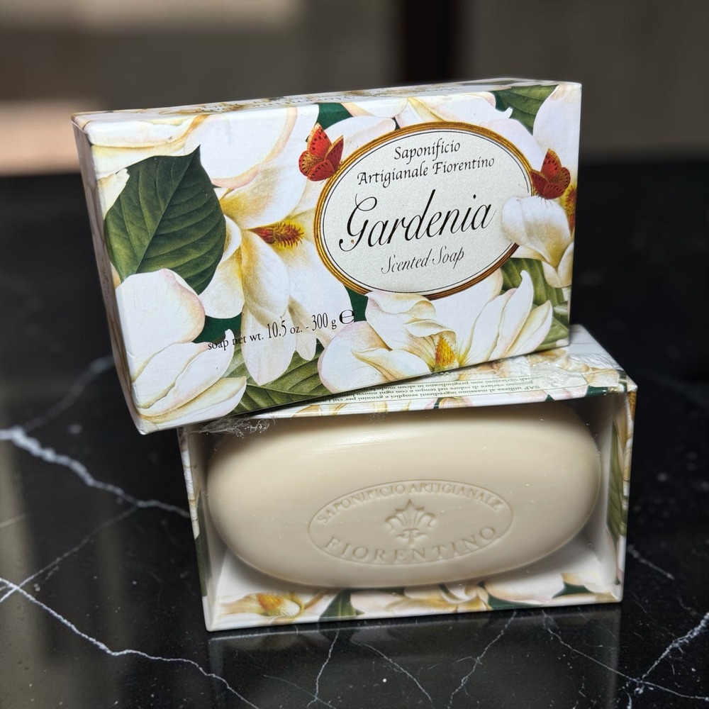 Saponificio Artigianale Fiorentino Gardenia Soap Unisex 10.5oz‎ Italian Floral